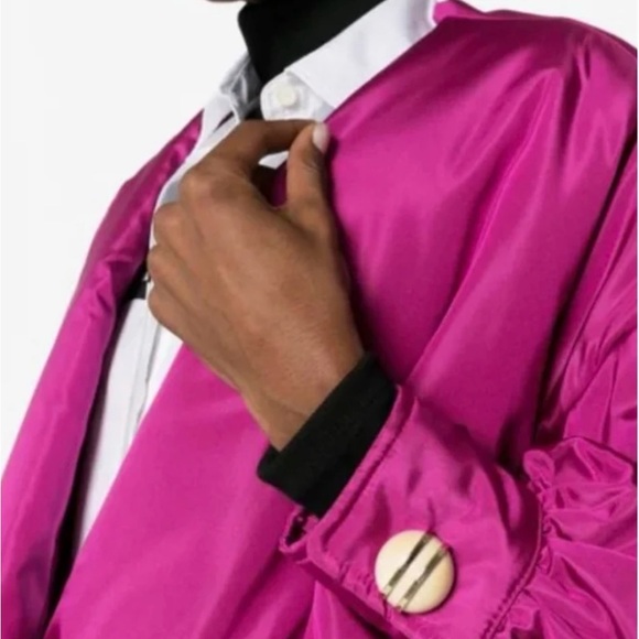 Gucci Fuchsia Satin Women's Jacket - Picture 11 of 12
